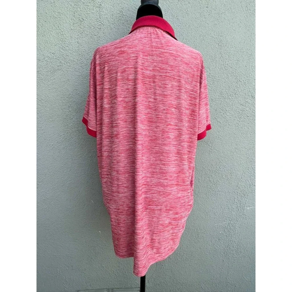 US Polo Assn Mens Polo Shirt Red Space Dye Short Sleeve L 11‎ 8028 47